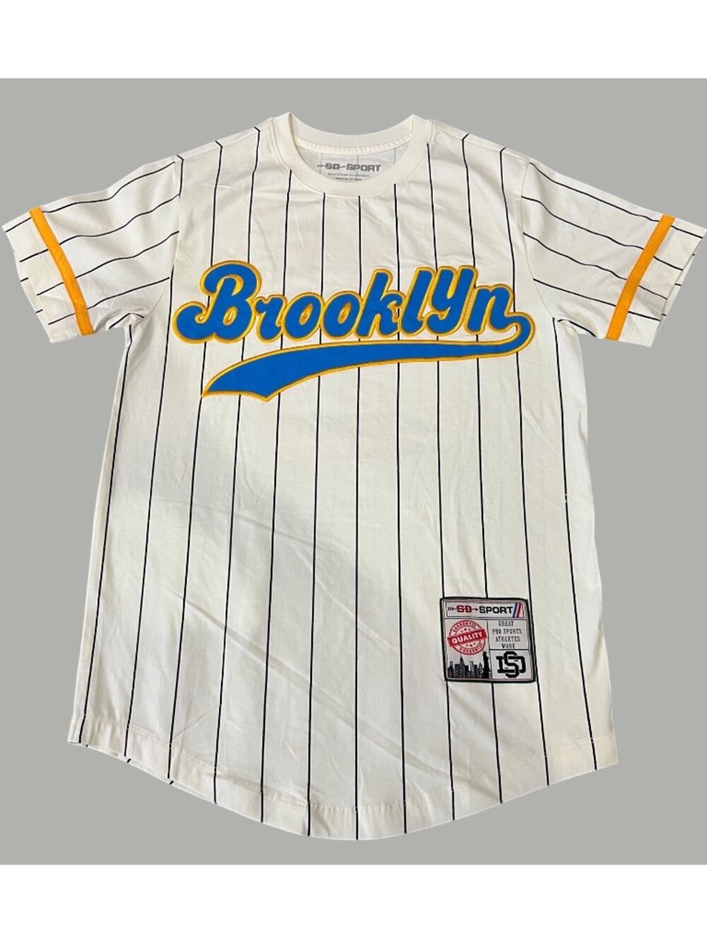 Brooklyn Royal Giants Baseball Jersey White Pinstripe Small SB Sport Cotton Blen
